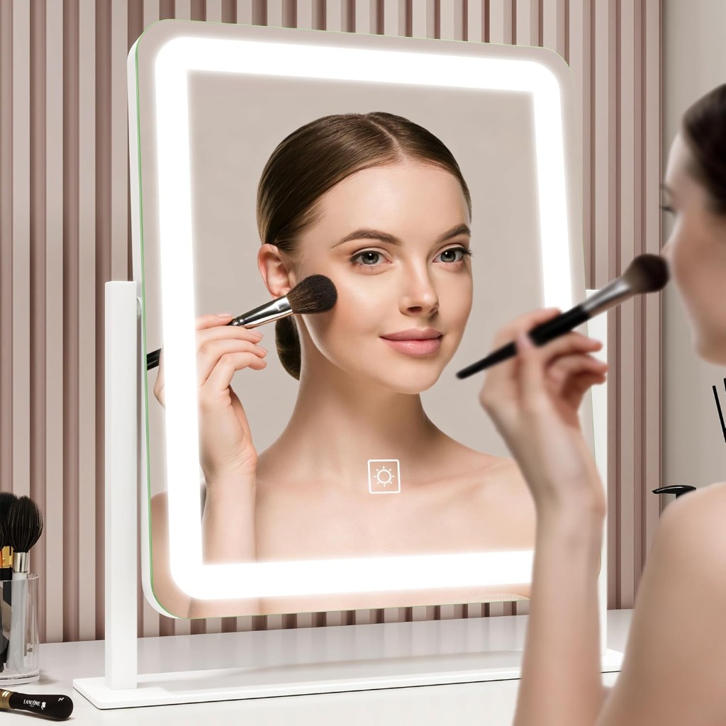 ROLOVE LED vanity mirror with adjustable lighting