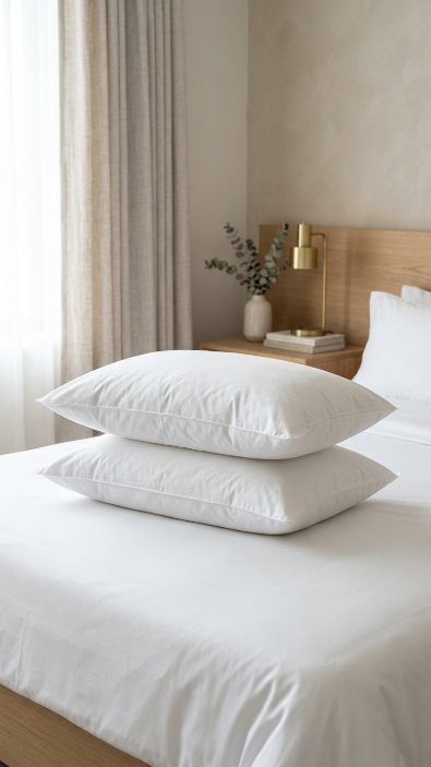 Beckham Hotel Collection down-alternative bed pillows set of two